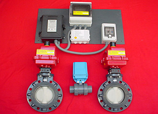 Control solar con válvulas Solarite.
