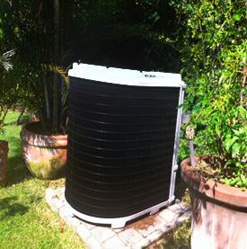 Calentamiento de albercas con bomba de calor.